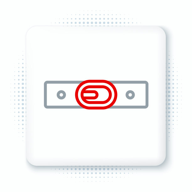 线皮带与钮扣钢扣图标图片下载