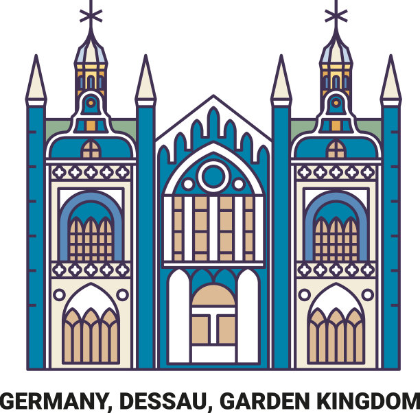 德国德绍花园王国旅游地标图片下载