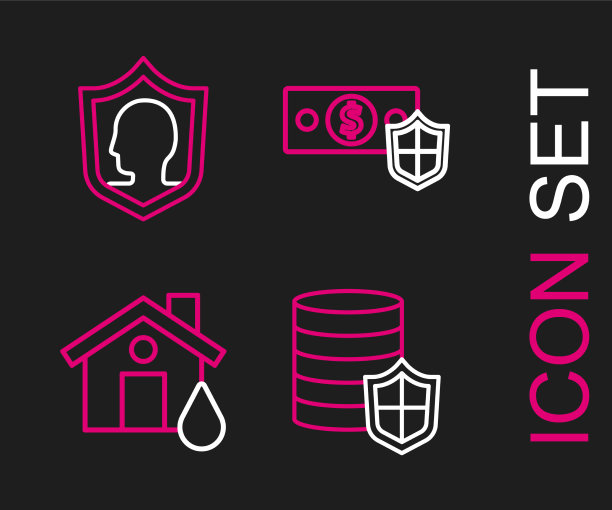 设行金钱用盾屋洪水和生命图片下载