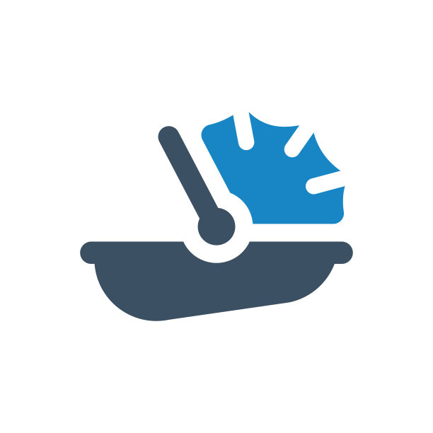 婴儿椅图标矢量插图图片下载