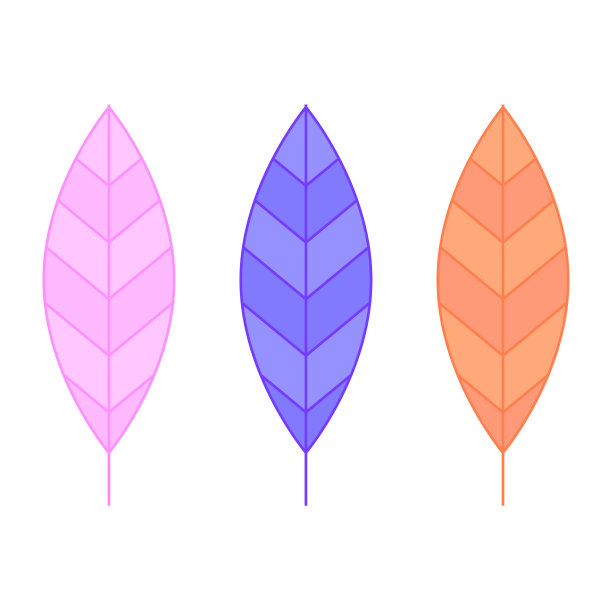 彩色的羽毛。民族风格。矢量插图。图片下载