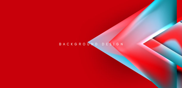 抽象背景与重叠的三角形和图片下载