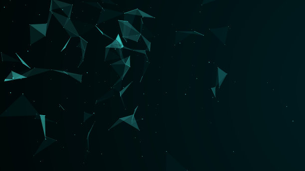 抽象数字背景。宇宙的粒子。神经丛的作用。大数据可视化。三维渲染图片下载