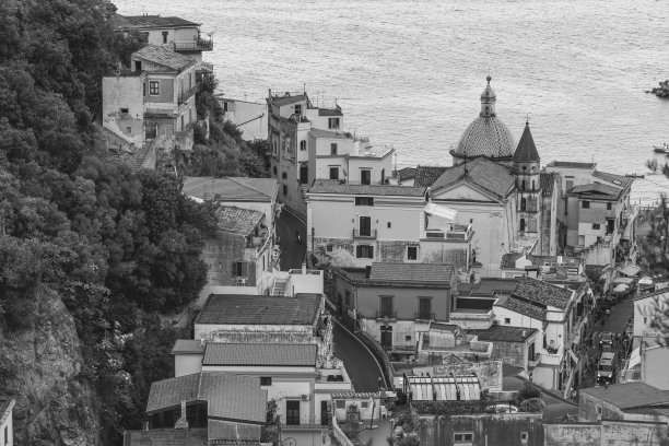 在阿马尔菲海岸的塞塔拉，以凤尾鱼而闻名图片下载