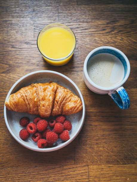 简单健康的家庭早餐图片下载