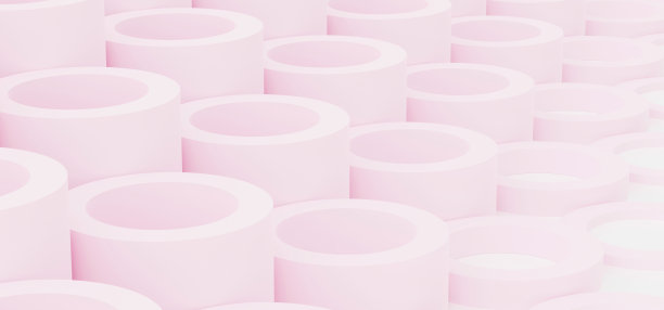 彩色抽象几何背景几何背景平面风格3D插图图片下载