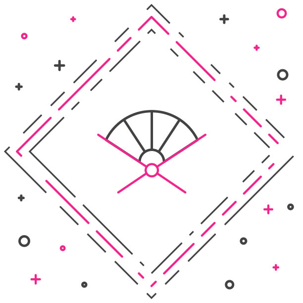 线传统纸张中国或日本折叠图片下载