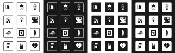 设置热气球滑板车风车旗图片下载