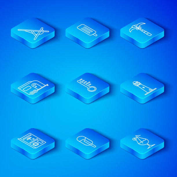 设置线路旅游宣传册气象温度计图片下载