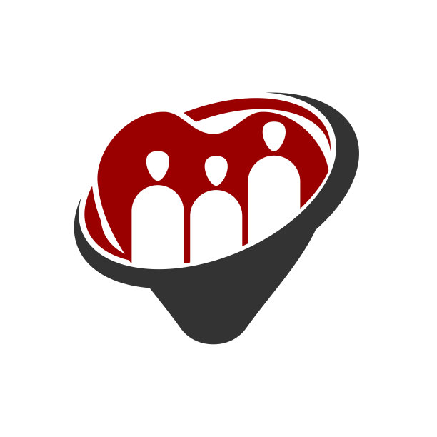 人们关心标志模板。图标插图品牌标识。孤立而扁平的插图。矢量图形图片下载