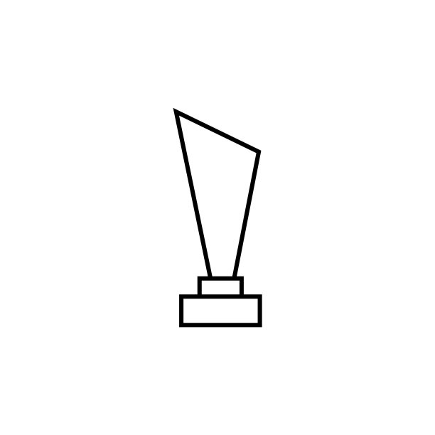 杯奖杯线图标，标志矢量图片下载