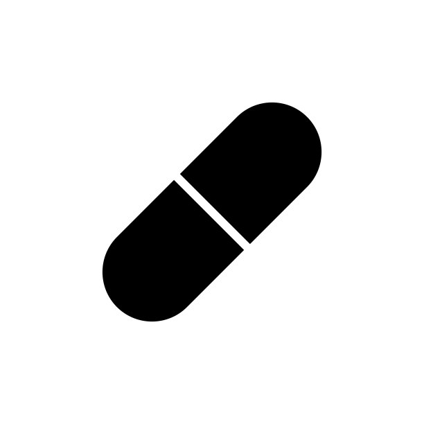 胶囊和药丸图标矢量设计模板图片下载