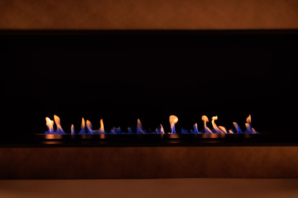 现代燃气壁炉火焰纹理图片下载