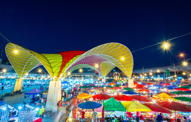 泰国深夜食品市场图片下载