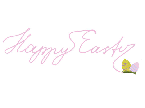 碑文是复活节快乐的数字短语，手绘字体，手绘。图片下载