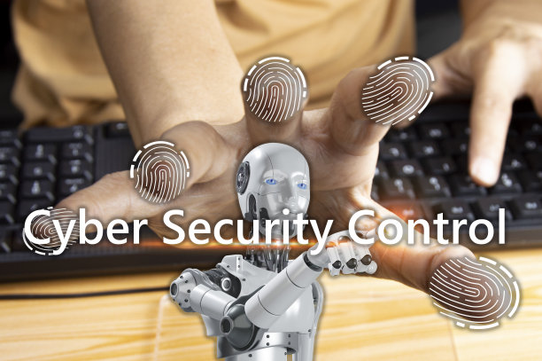 用人工智能控制网络安全的概念图片下载