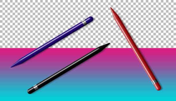 触控笔为触屏平板电脑所隔离图片下载