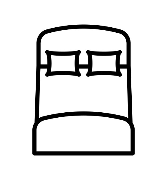 床平线图标。为移动概念和网页设计，商店概述标志图片下载