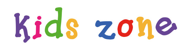 儿童区矢量卡通标志徽章集。图片下载