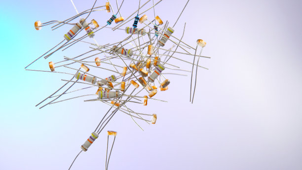 透明表面上的电气部件。图片下载