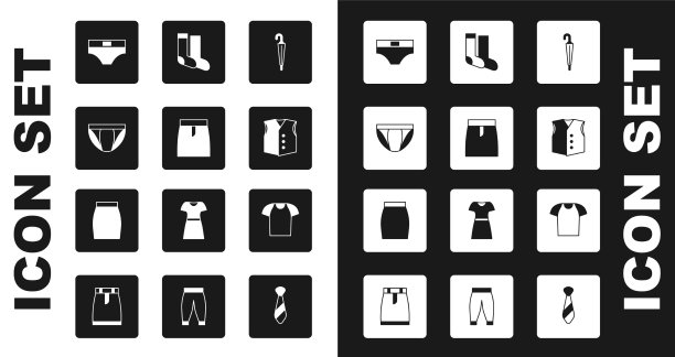 套装伞裙男士内裤马甲图片下载