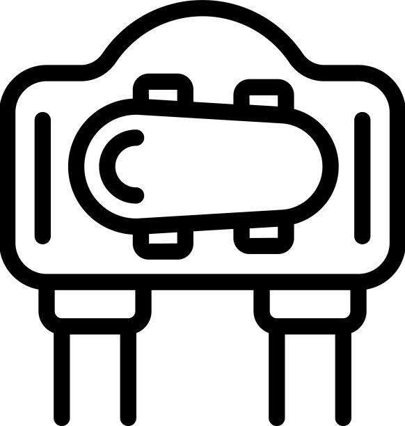 标志滑板图标勾勒运动场景图片下载