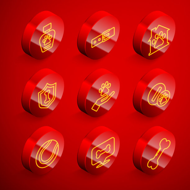 设置线宠物洗发水项圈与名称标签的房子图片下载