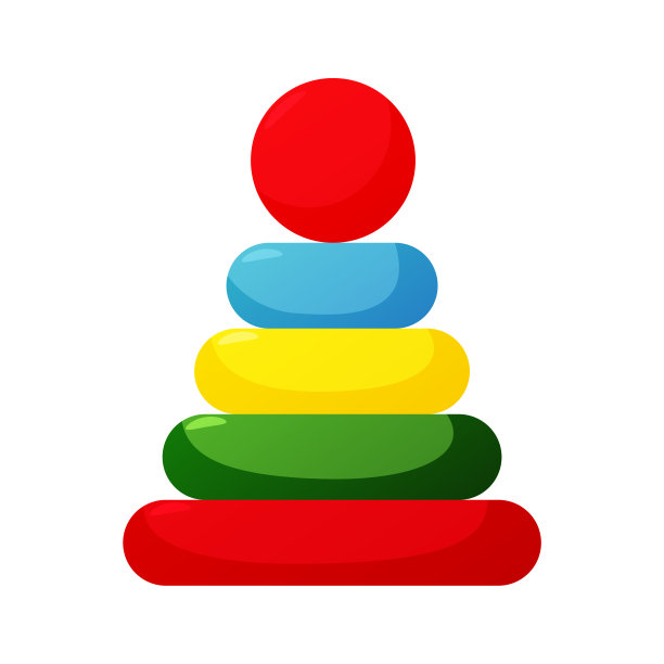 儿童卡通金字塔。图片下载