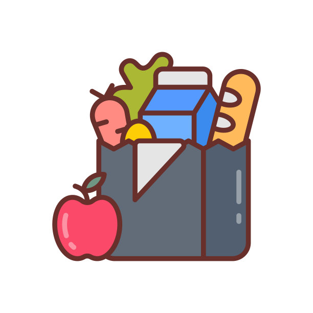 杂货图标在矢量。标识图片下载