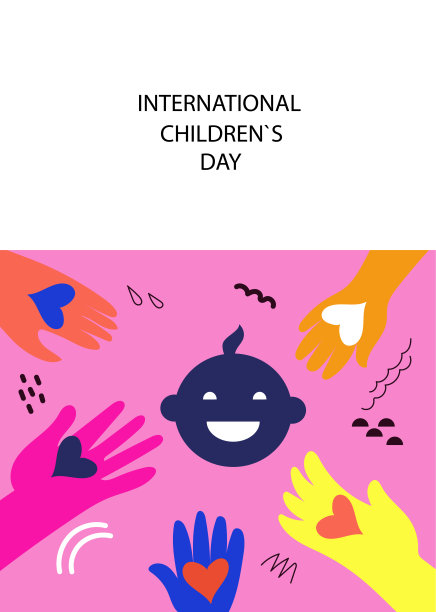 儿童节快乐背景。图片下载