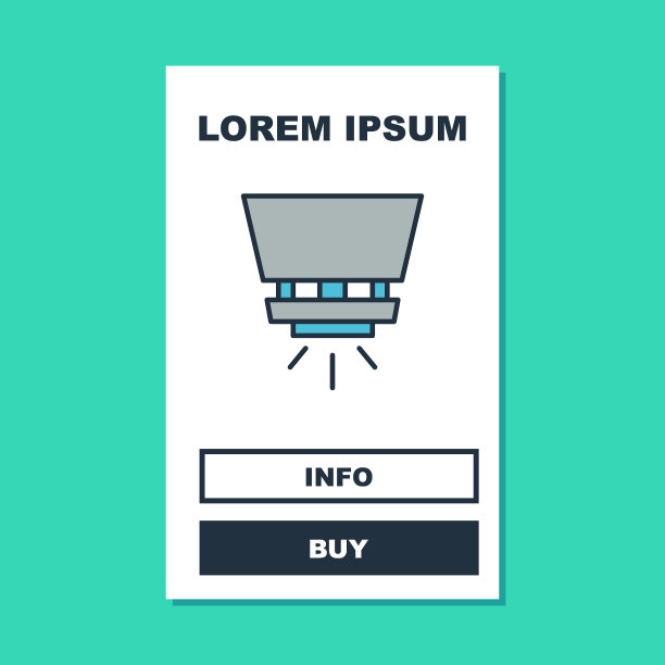 填充轮廓消防喷淋系统图标孤立的绿松石背景。喷头，灭火器固体图标。向量图片下载