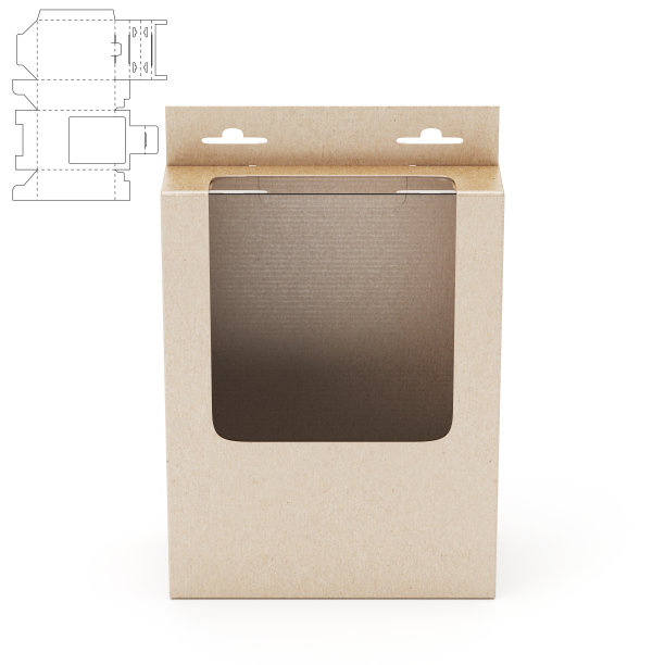 零售货架盒显示窗口切割图片下载