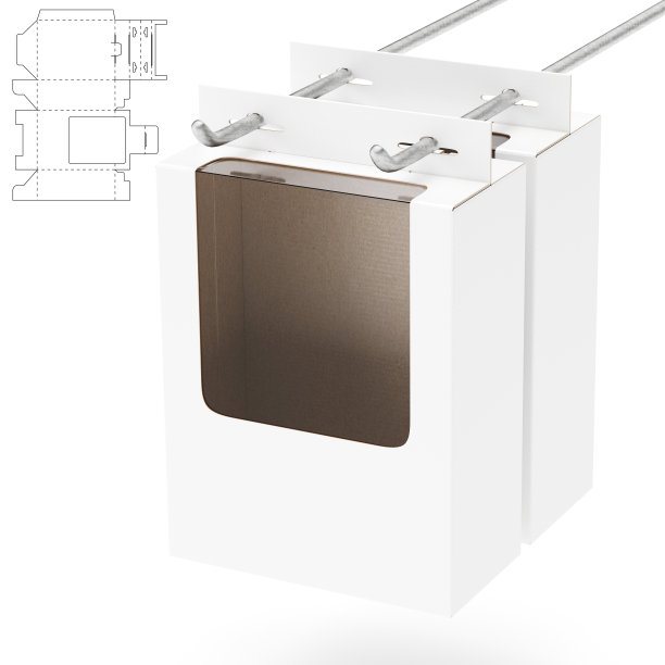 零售货架盒显示窗口切割图片下载