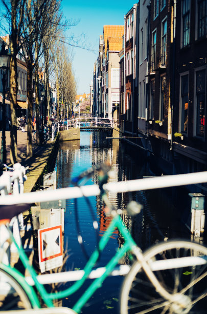 Kaakbrug, Delft，荷兰图片下载