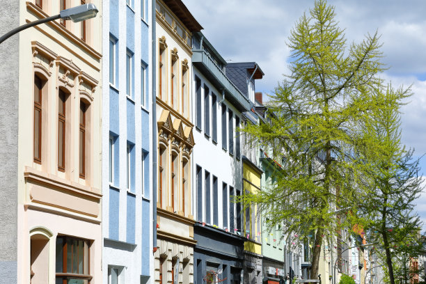 科隆Ehrenfeld的历史住宅建筑图片下载