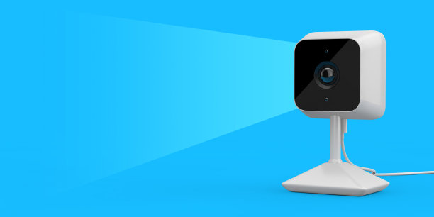 白色现代网络相机与空白空间为您的设计形状的手表屏幕光。3d渲染图片下载