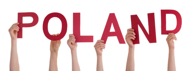 人民之手建设词波兰，孤立的背景图片下载