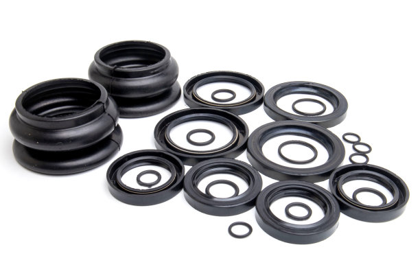 蓖麻油封孤立在白色上图片下载