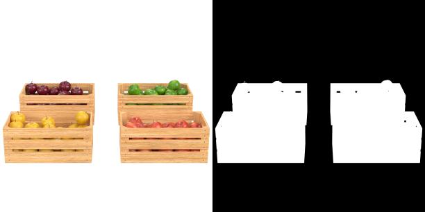 木箱装苹果图片下载