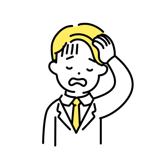 萌人插画系列_男上班族_累图片下载