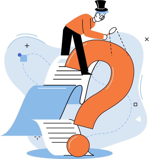 问号，获取感兴趣的信息。FAQ帮助。问题和解决方案概念隐喻。选择或回答图片下载