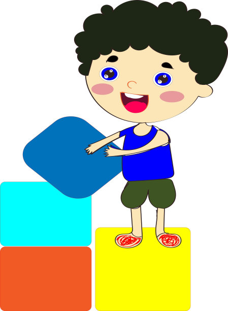 宝宝堆垛彩虹拱积木搭建筑生态木玩具塔图库图片下载