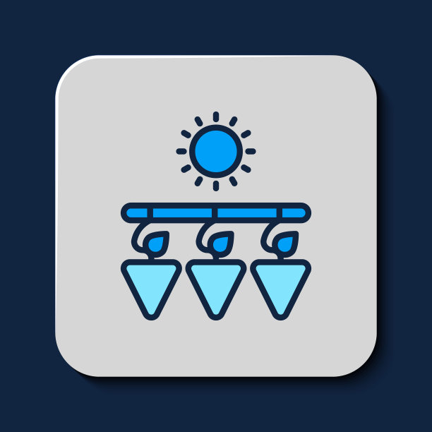 在蓝色背景上孤立的干燥葡萄图标。干葡萄。向量图片下载