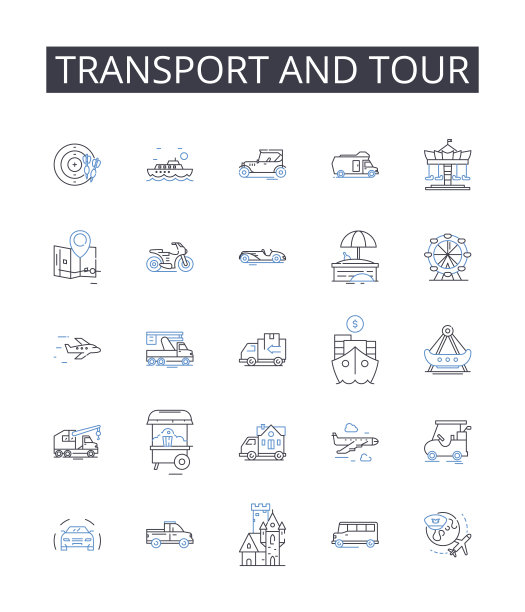 交通和旅游线路图标收集。敏捷，耐力，耐力，灵活性，力量，力量，速度矢量和线性插图。快速，健美操，健身大纲标志设置图片下载