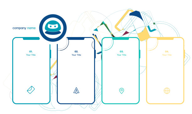 平面设计开发矢量信息图模板股票插图
信息图，流程图，时间线-视觉辅助，步骤，技术图片下载