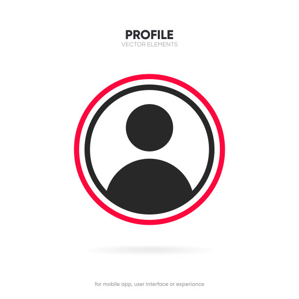 朋友，人，联系方式，个人资料，用户图标徽章符号。人，人，化身标志符号的网站移动应用程序UI UX。图片下载