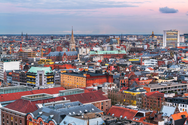 比利时安特卫普市区景观图片下载