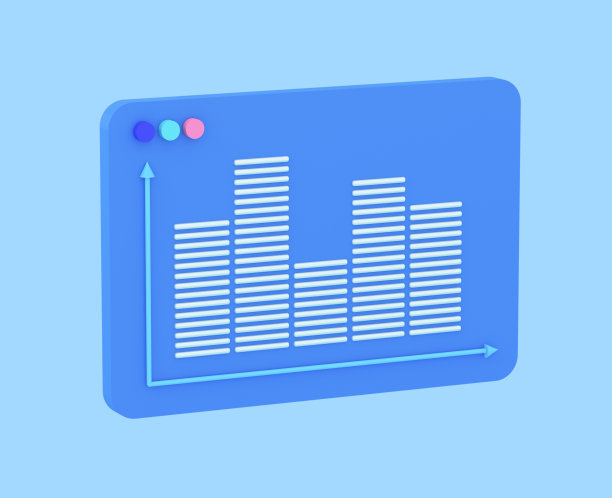 数据可视化图标。大数据，数据分析，分析概念。3d渲染插图。图片下载