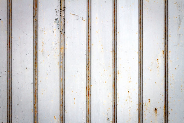 旧生锈的金属仓库墙壁纹理背景图片下载