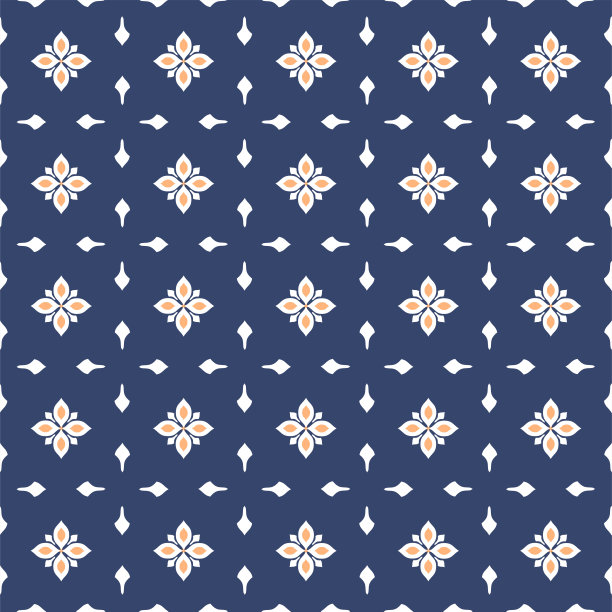 向量。无缝地中海几何图案拼接风格。拉维尔模板。葡萄牙上光花砖。土耳其的装饰。摩洛哥马赛克。西班牙的瓷器。陶瓷餐具，民间装饰品。图片下载